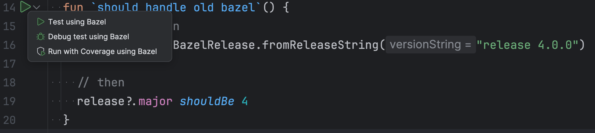 run tests - with or without coverage